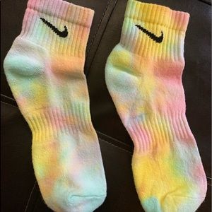Adult Nike tiedye socks